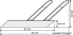 Kibri 39005 Moderne Bushaltestation mit Segel inkl.LED-Beleuchtung, 2 Stück