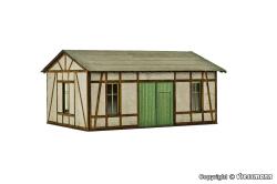 Vollmer 45640 H0 Werkstatt mit Putz-/Fachwerkfassade- Polyplate Bausatz