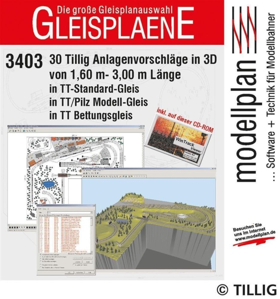 Tillig 09546 TT Gleispläne II