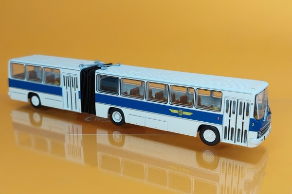 Modell-Car Zenker 03-319 Ikarus 280.03 Bus LVB Leipzig blau / weiß