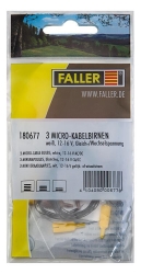 Faller 180677 Micro-Kabelbirnen, weiß