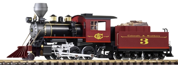 Piko 38235 G Dampflokomotive mit Tender "Mogul" C&S (inkl. Sound+Dampf)