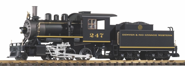 Piko 38239 G Dampflokomotive mit Tender "Mogul" D&RGW