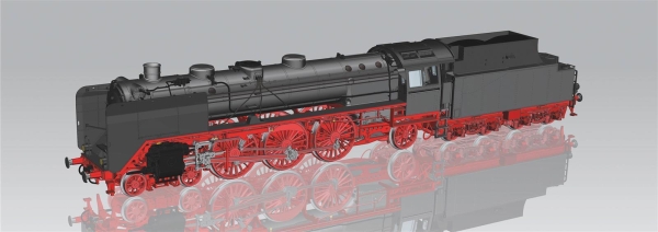 Piko 50686 Sound-Dampflokomotive BR 03 DR III Wechselstromversion, inkl. PIKO Sound-Decoder und Dampfgenerator