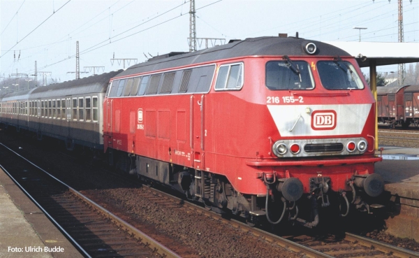 Piko 52943 Sound-Diesellokomotive BR 216 DB AG V Wechselstromversion, inkl. PIKO Sound-Decoder