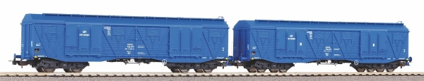 Piko 58271 2er Set Großraumgüterwagen 401Ka PKP VI