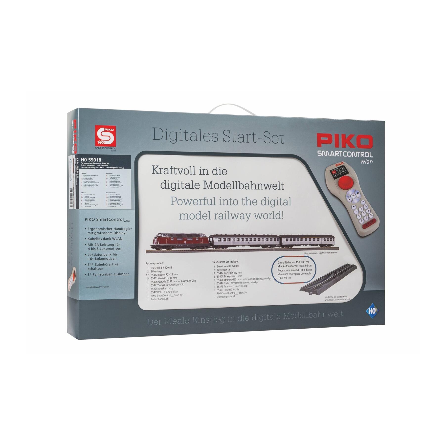 Piko 59018 PIKO SmartControl WLAN Set - Personenzug DB