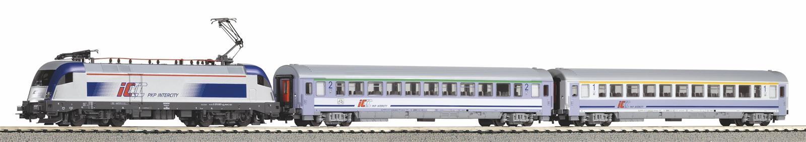 Piko 59103 PIKO SmartControl WLAN Set mit Bettungsgleis PKP Intercity V Personenzug
