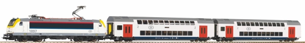 Piko 59108 PIKO SmartControl WLAN Set - Doppelstock-Personenzug SNCB