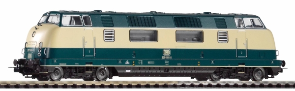 Piko 59725 Sound-Diesellokomotive BR 220 DB IV Wechselstromversion, inkl. PIKO Sound-Decoder
