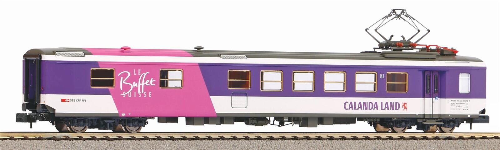 Piko 94382 N-Personenwagen EW I-Wagen Speisewagen "Calanda Land" SBB IV