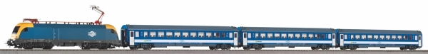 Piko 97945 Start-Set mit Bettung Personenzug Taurus und 3 Personenwagen MAV V-VI
