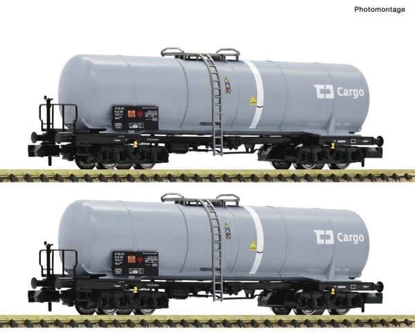 Fleischmann 855818 2-teiliger Set Kesselwagen, CD Cargo