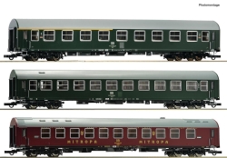 Roco 6200029 3-teiliger Set 2: Reisezugwagen, DR