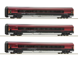 Roco 74040 3-teiliger Set: Railjet ÖBB