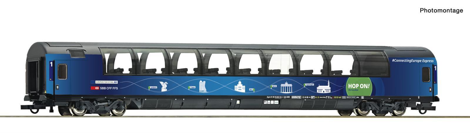 Roco 6200015 Panoramawagen „Connecting Europe Express“, SBB