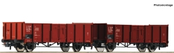 Roco 6600002 2-teiliger Set: Offene Güterwagen, CSD