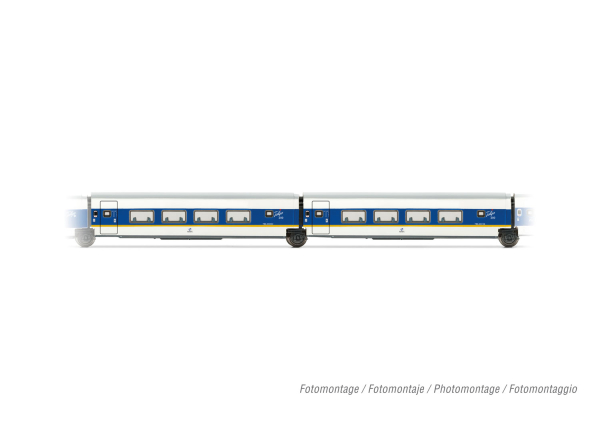 Arnold HN4463 RENFE 2-teiliger Ergänz.Talgo 200 weiss/blau Ep.V