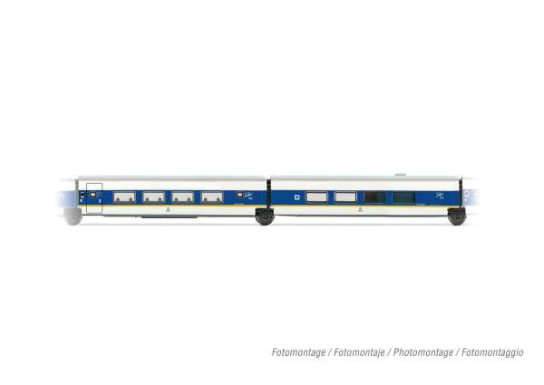 Arnold HN4464 RENFE 2-teiliger Ergänz.Talgo 200 weiss/blau Ep.V