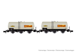 Arnold HN6609 SNCF, 2-teiliger Set 3achs.Kesselwagen...