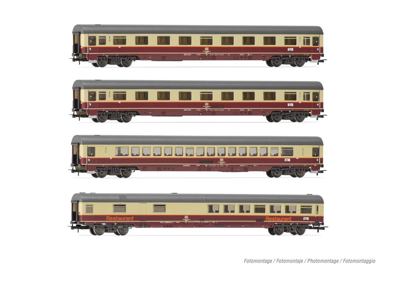 Rivarossi HR4346 DB, 4-tlg Set Rheingold 1983 Teil 1, Ep. IV