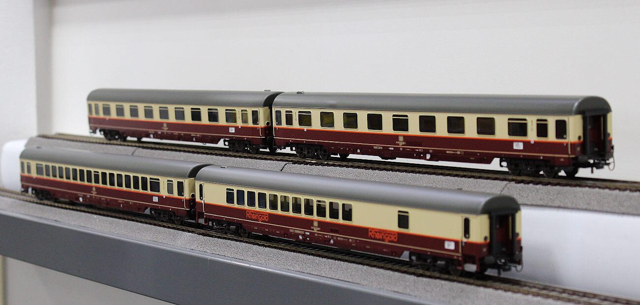 Rivarossi HR4347 4-tlg Set Rheingold DB Teil 2, Ep. IV