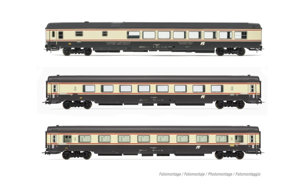 Rivarossi HR4358 FS, 3-tlg. Set IC 572/579 Petruzelli, Ep. V