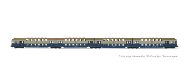 Rivarossi HR4371 4-teilliger Doppelstockzug DR