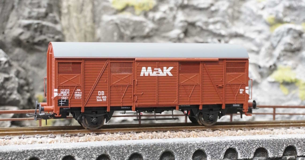Rivarossi HR6480 Gedeckter Güterwagen Gs, „MAK” DB