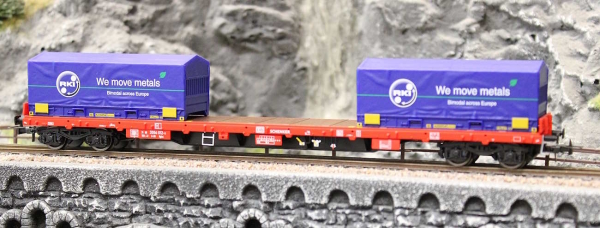 Rivarossi HR6558 Containerwagen Rglns der DB AG