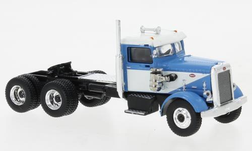 Brekina 85754 Peterbilt 281, hellblau/weiss, Rost, 1955