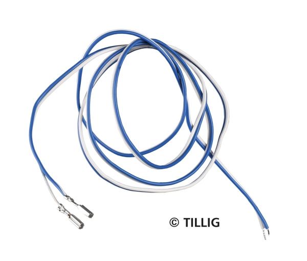 Tillig 87982 Anschlusskabel mit Flachsteckhülse für Straßenbahngleis