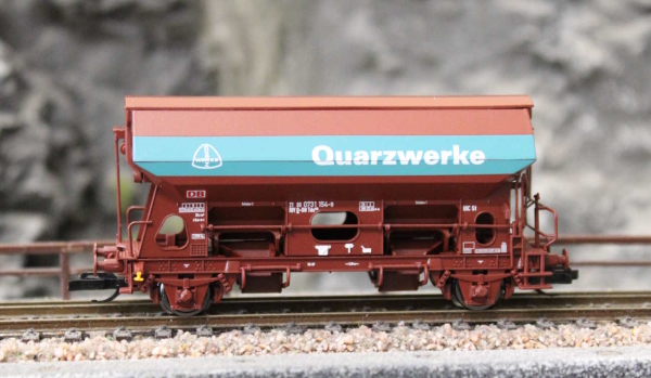 Tillig 17569 Schwenkdachwagen Tds „Quarzwerke“ der DB AG