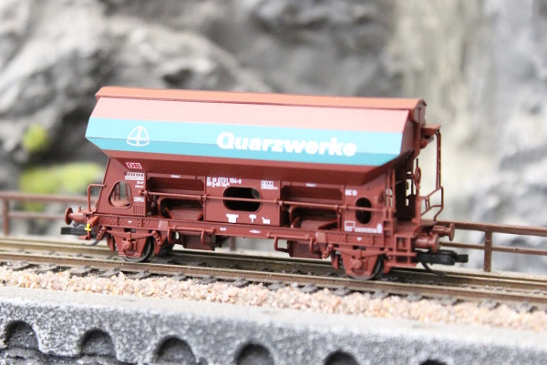 Tillig 17569 Schwenkdachwagen Tds „Quarzwerke“ der DB AG