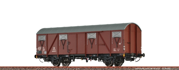 Brawa 67821 N Gedeckter Güterwagen Glmmehs 57 DB, Epoche III