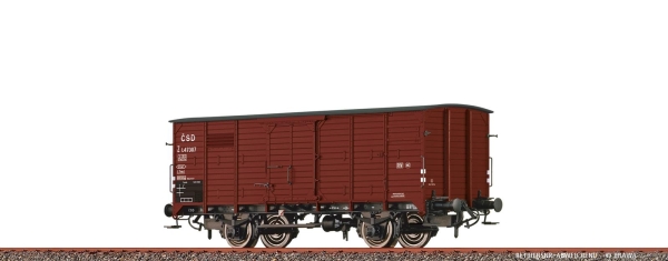 Brawa 49874 H0 Gedeckter Güterwagen G 10 / Z ?SD, Epoche III