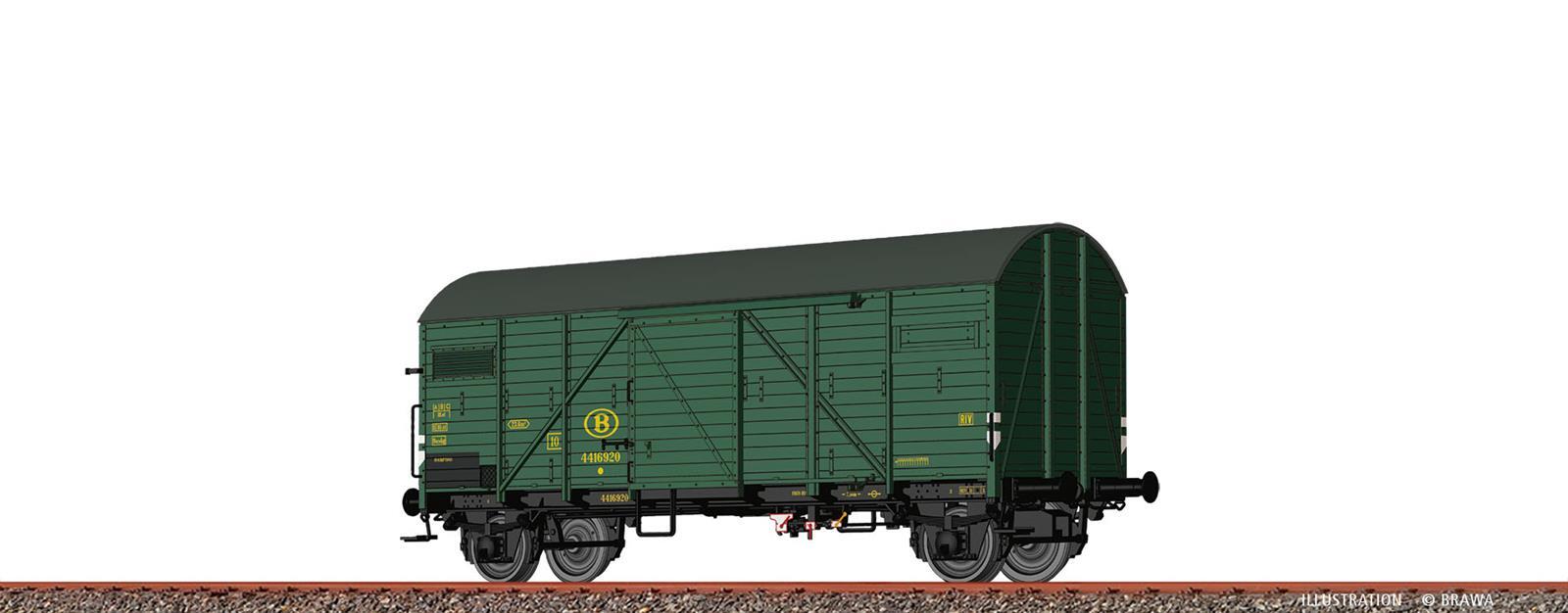 Brawa 50731 H0 Gedeckter Güterwagen SNCB
