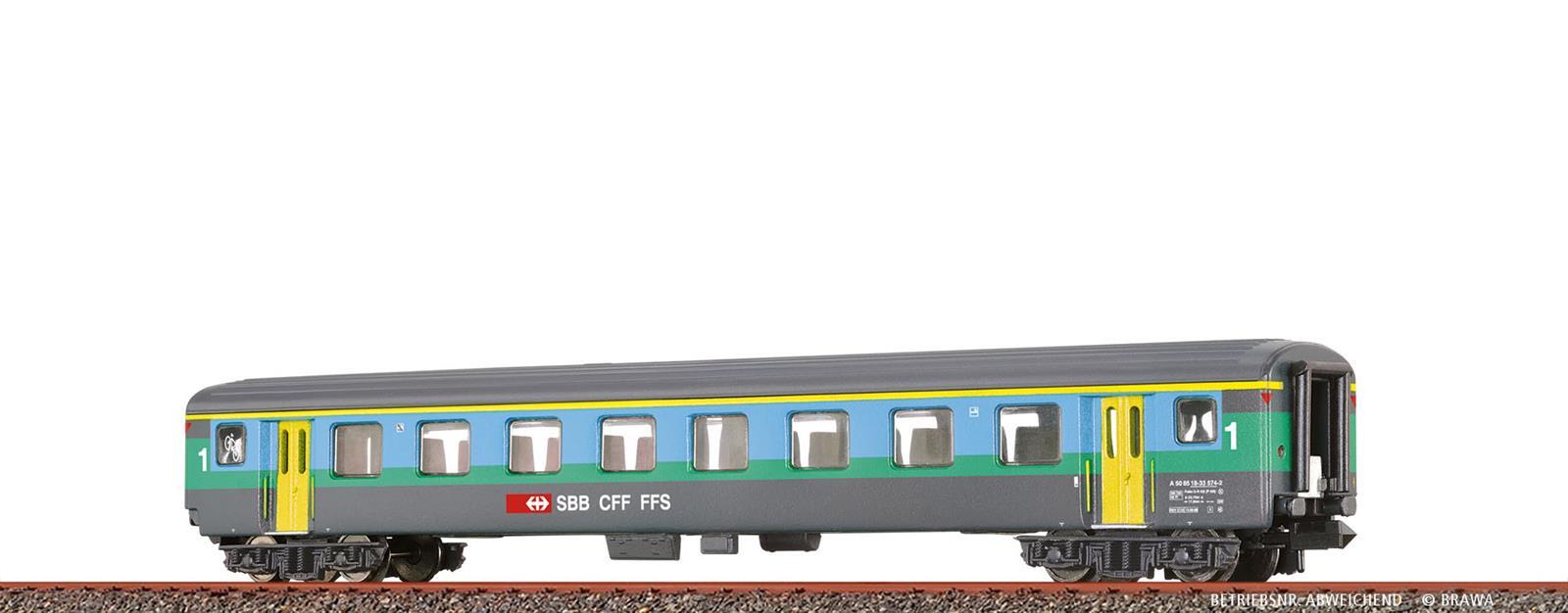 Brawa 65241 N Einheitswagen A EWII SBB, Epoche IV