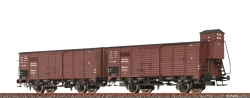 Brawa 49878 Set (2er) Gedeckter Güterwagen G...