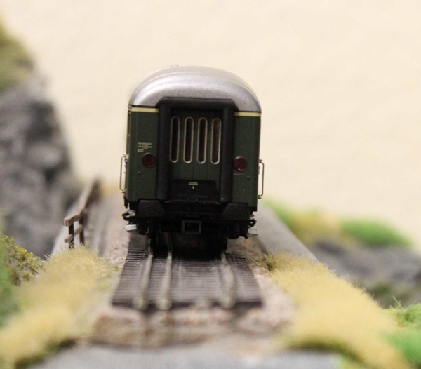 Brawa 58116 H0 Schnellzugwagen 1/2. Klasse AB4ümg-55 DB - LED Innenbeleuchtung