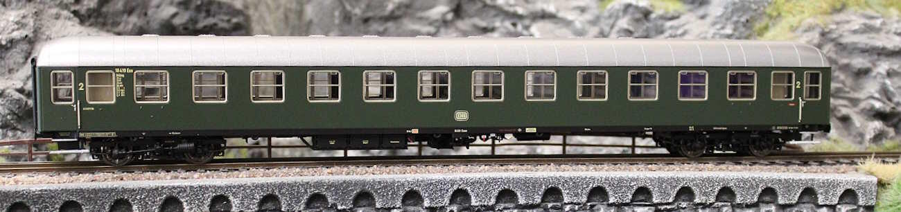 Brawa 58118 H0 Schnellzugwagen 2.Klasse B4ümg-54 DB - LED Innenbeleuchtung