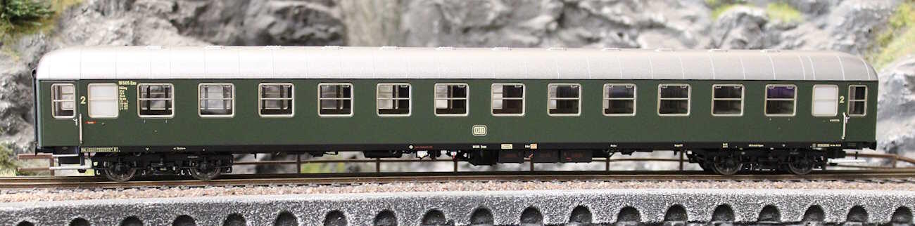 Brawa 58120 H0 Schnellzugwagen 2.Klasse B4ümg-54 DB - LED Innenbeleuchtung