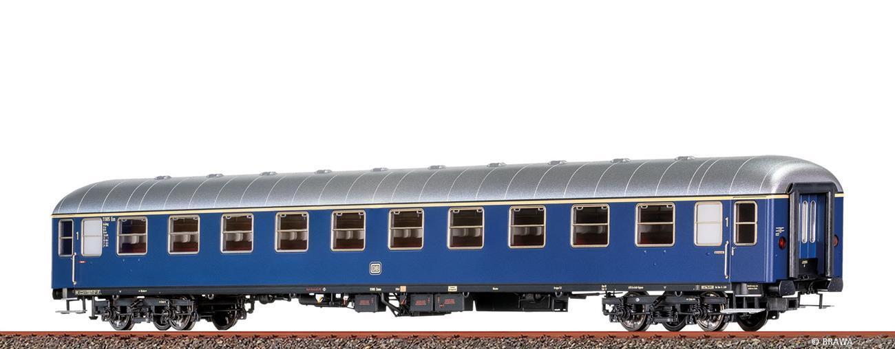 Brawa 58115 H0 Schnellzugwagen A4ümg-54 DB, Epoche III, AC Analog BASIC+ LED