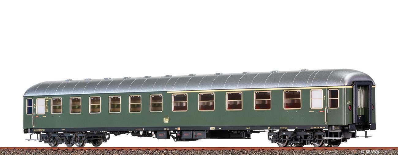 Brawa 58117 H0 Schnellzugwagen AB4ümg-55 DB, Epoche III, AC Analog BASIC+ LED