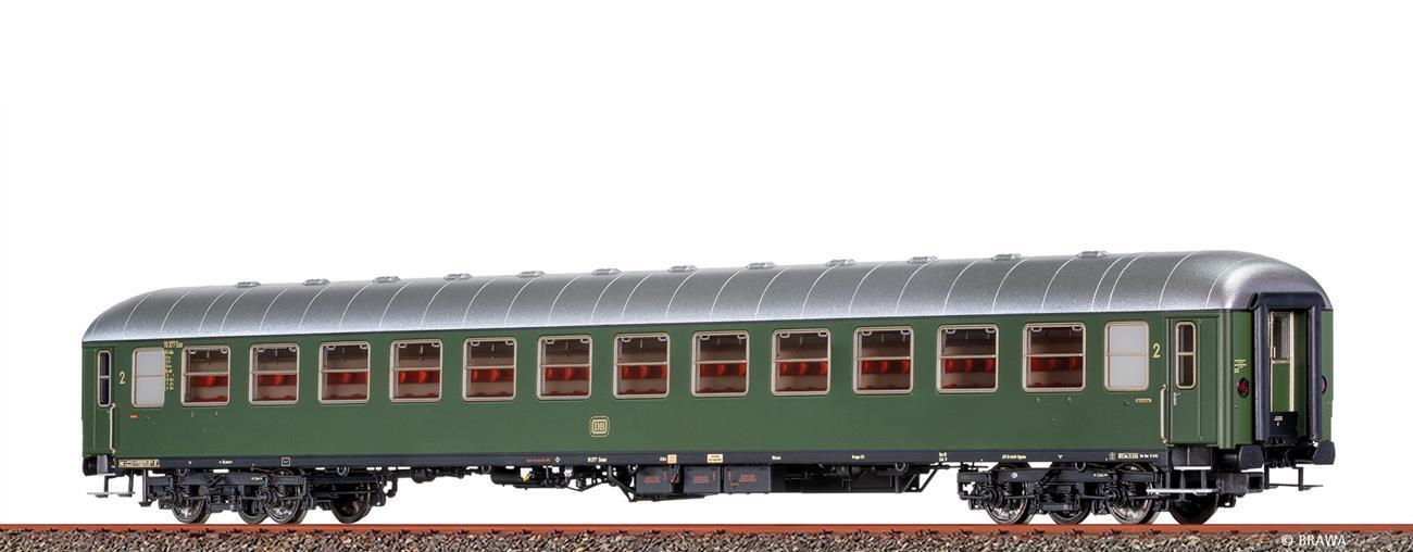 Brawa 58123 H0 Schnellzugwagen B4ümg-63  DB, Epoche III, AC Analog BASIC+ LED