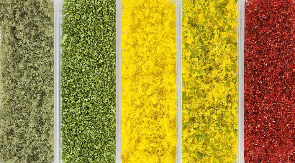 Faller 181388 Belaubungsmaterial Sommer-Mix, 5 Sorten