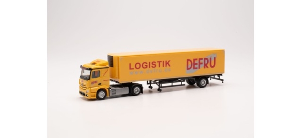 Herpa 952934 MB Actros´18 Classicspace Kühlkoffer-Sattelzug "DEFRU"