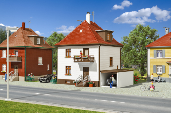 Kibri 38200 H0 Siedlungshaus mit Garage