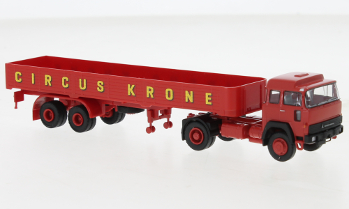 Brekina 83261 Magirus 310 D 16 Pritschen-SZ 1974, Circus Krone,