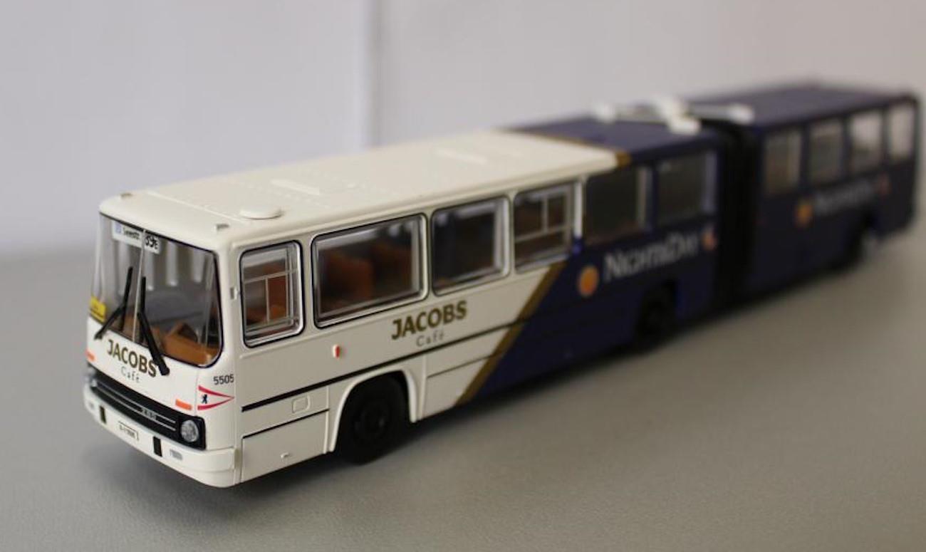 Brekina 59723 Ikarus 280.02 1991, BVG - Jacobs Night & Day,
